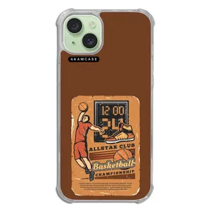 AKAM AMC-WTA15PLUS-BASKETBALL9 Cover For Apple iPhone 15 Plus
