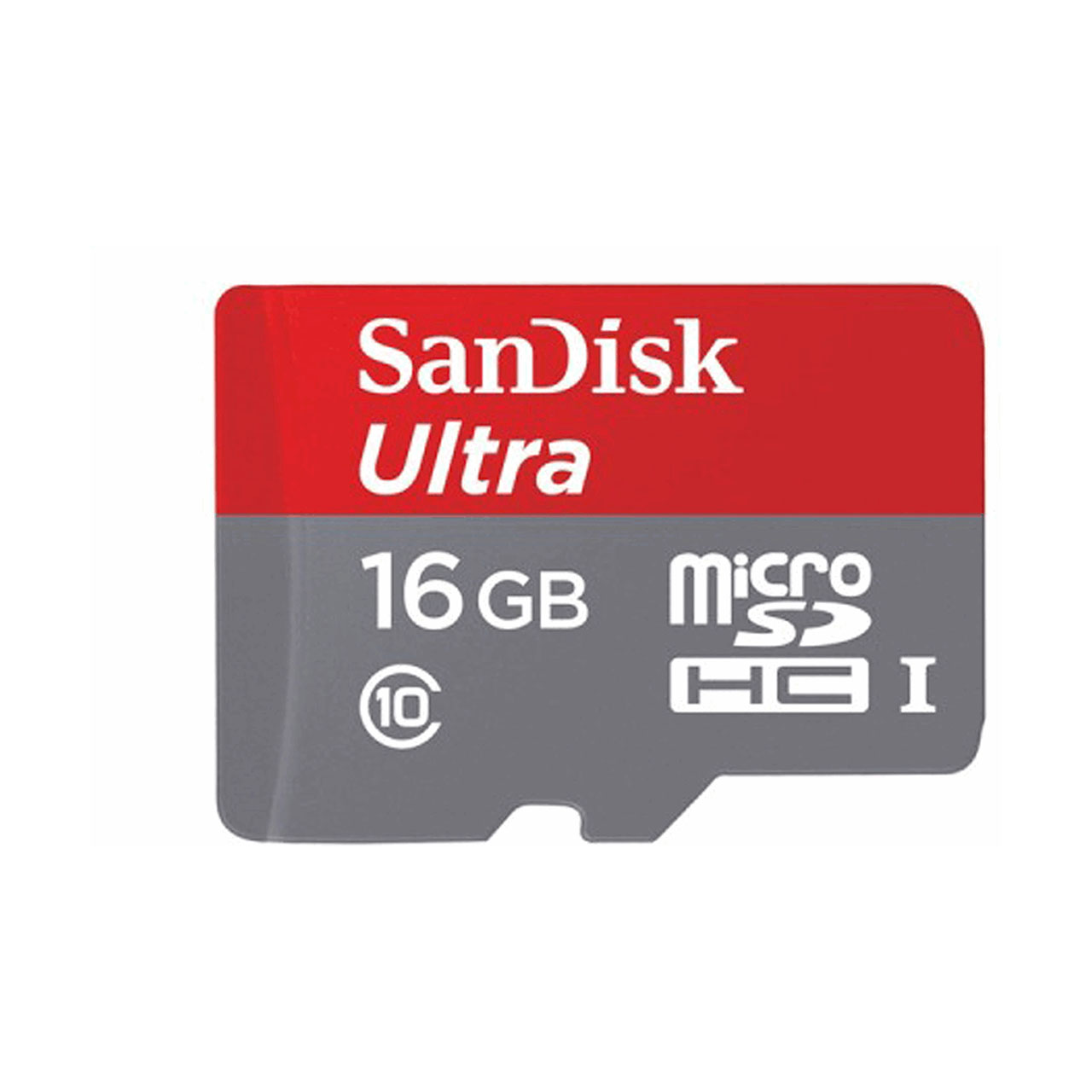 کارت حافظه MicroSDHC سن دیسک مدل Ultraکلاس 10 استاندارد UHS-I U1 سرعت 80MBps 533X همراه با آداپتور SD ظرفیت 16 گیگابایت