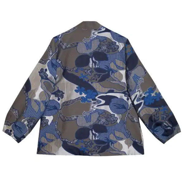 کت زنانه برنس مدل هلن رنگ سرمه ای