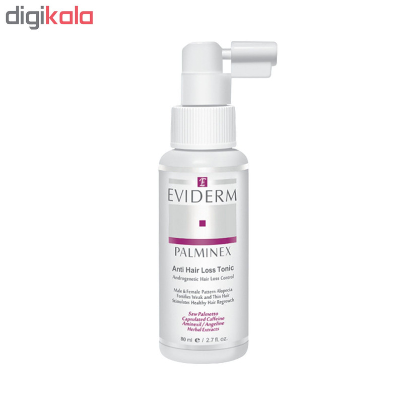 تونیک تقویت کننده مو اویدرم مدل Palminex حجم 80 میلی لیتر