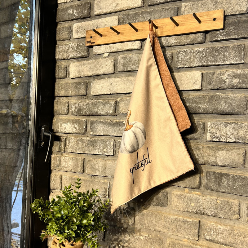 دستمال آشپزخانه مدل دو لایه دکوری بسته دو عددی