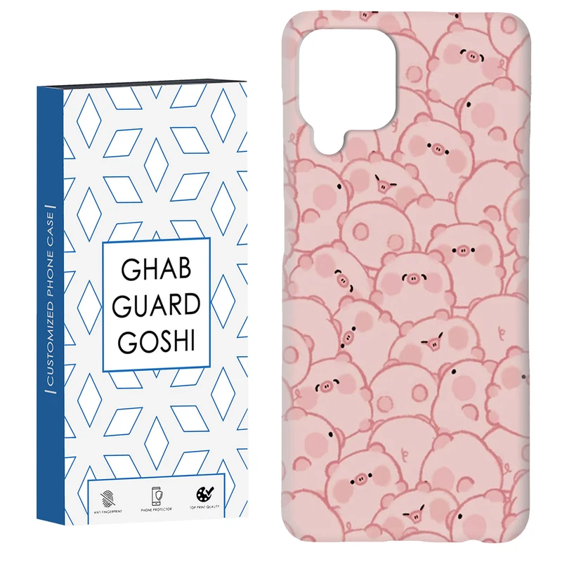 کاور قاب گارد گوشی طرح خرسی کد Dimo-407 مناسب برای گوشی موبایل سامسونگ Galaxy A12 / Galaxy M12