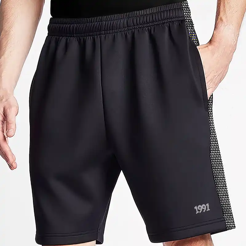 شلوارک ورزشی مردانه نوزده نودیک مدل SH1953 BW