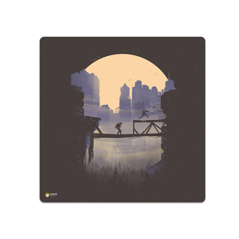 ماوس پد هومرو مدل NX243 طرح بازی آخرین بازمانده The Last of us سایز 40x40 سانتی‌متر