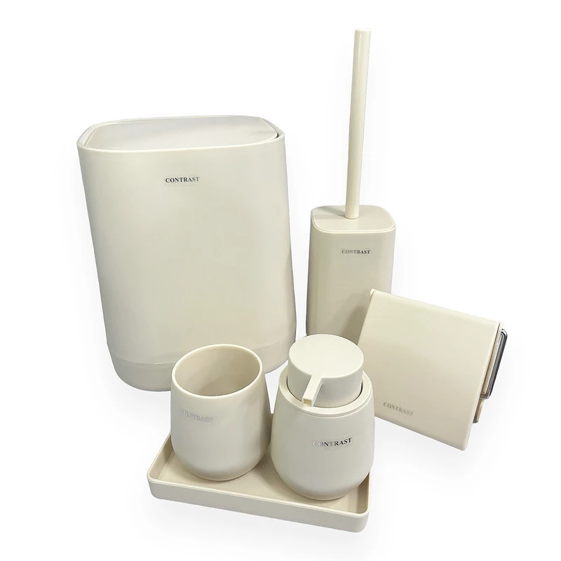 ست سرویس بهداشتی 6 پارچه کنتراست مدل مدل میامی کد TP6900