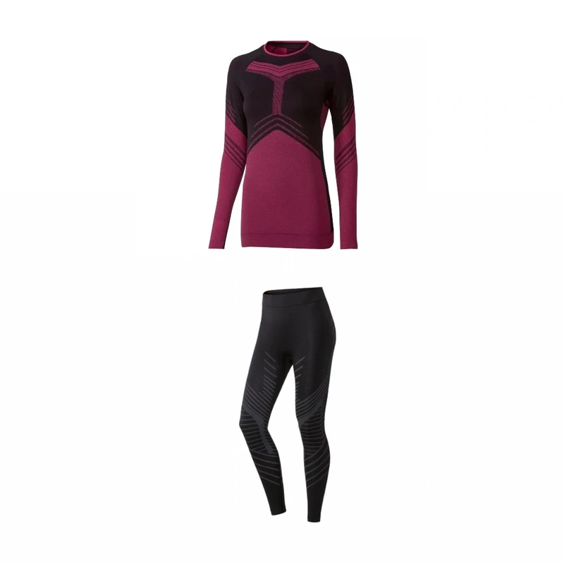 ست تی شرت و لگینگ ورزشی زنانه مدل بیس لایر CR 19134003