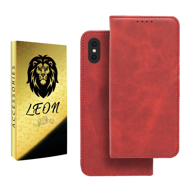 کیف کلاسوری لئون مدل Spork Yo مناسب برای گوشی موبایل اپل iPhone Xs