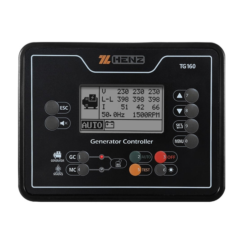 برد کنترلر دیزل ژنراتور هنز مدل HENZ TG160