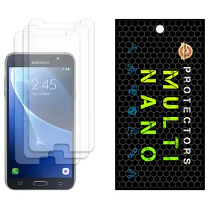 Anti-reflective Multi Nano Screen Protector Model X-S3M Suitable for Samsung Galaxy J7 2016 Mobile Phone, Pack of Three
