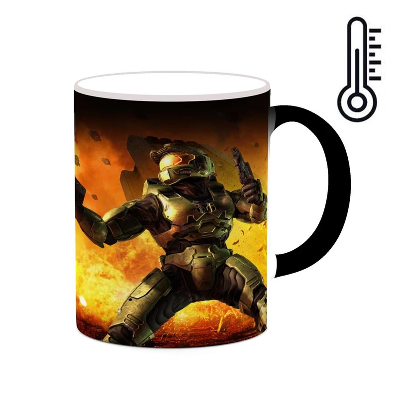 ماگ حرارتی کاکتی مدل بازی هالو Halo 2 کد mgh29013