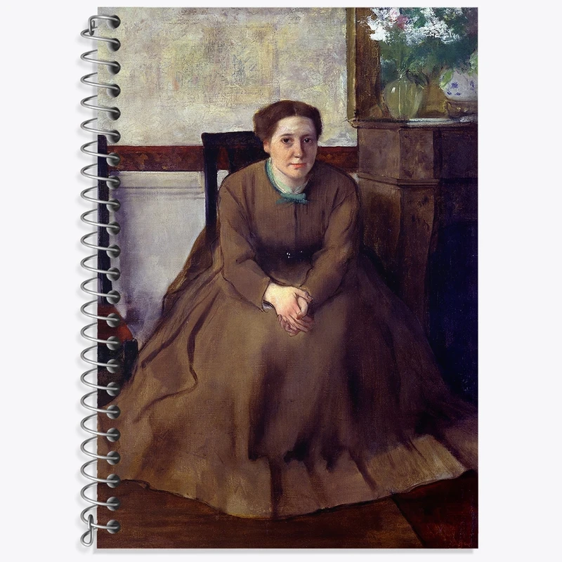 دفتر زبان 50 برگ خندالو مدل سه خط طرح ویکتوریا دوبورگ ادگار دگا کد 37120