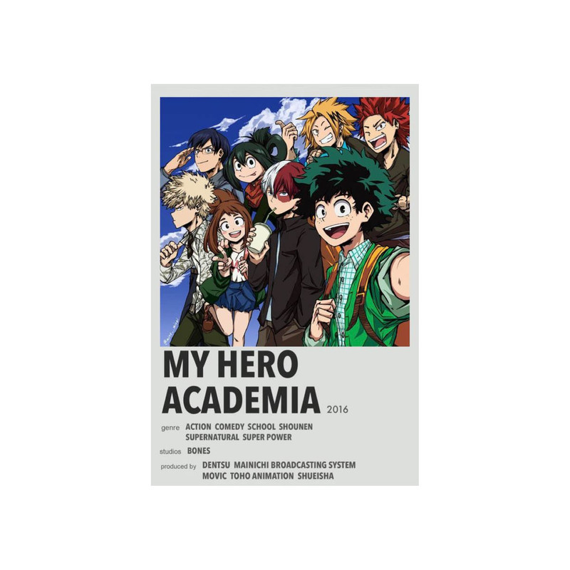 استیکر مدل انیمه طرح My Hero Academia