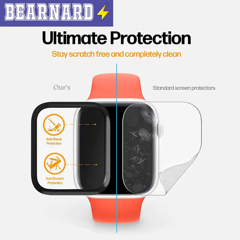 محافظ صفحه نمایش نانو برنارد مدل NBR مناسب برای ساعت هوشمند امازفیت GTS 2E بسته سه عددی