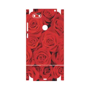 MAHOOT Red-Flower-FullSkin Cover Sticker for Motorola Moto E6 Play