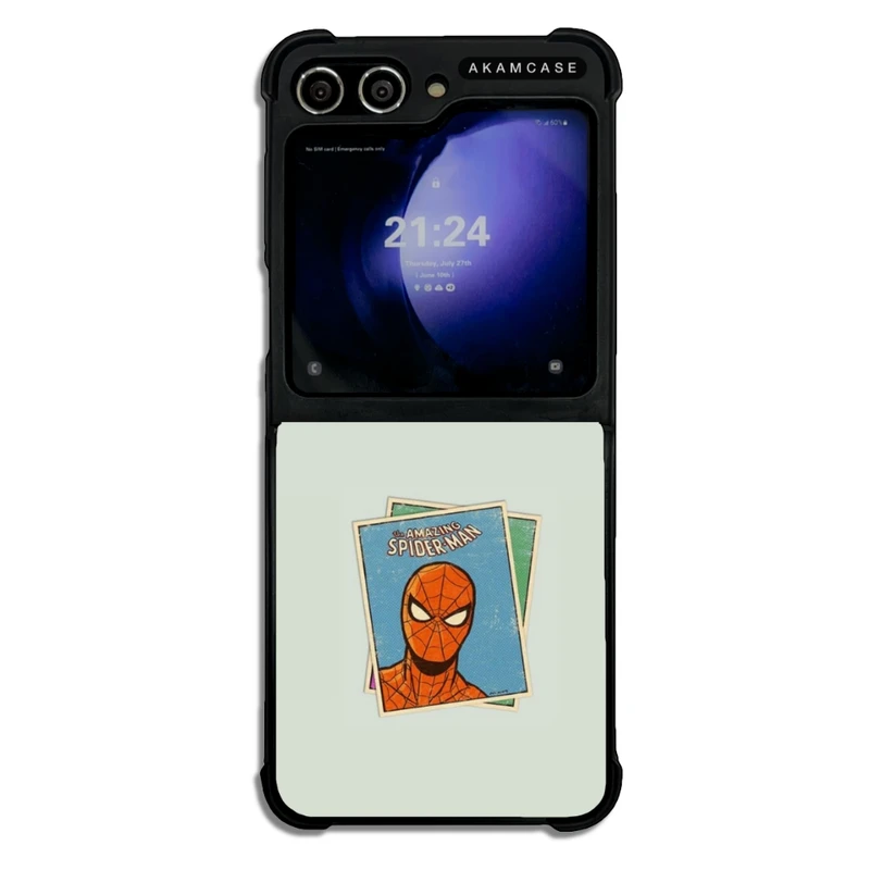 کاور آکام مدل AMCWSGZFLIP5-SPIDERMAN16 مناسب برای گوشی موبایل سامسونگ Galaxy Z Flip 5