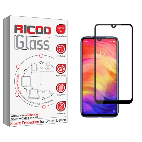 محافظ صفحه نمایش ریکوو مدل +HD مناسب برای گوشی موبایل شیائومی Redmi Note 7Pro
