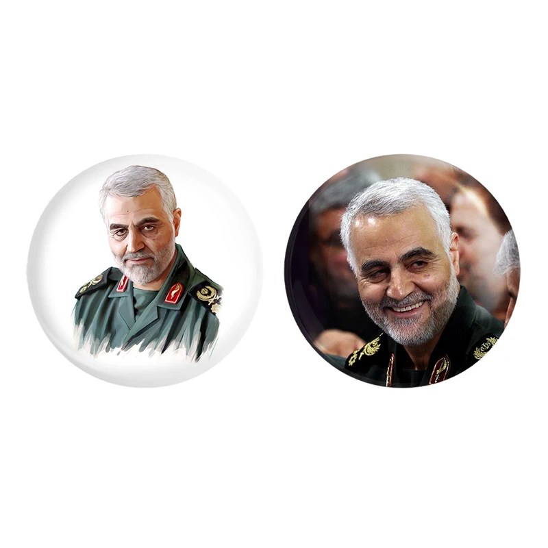 مگنت خندالو طرح سردار سلیمانی کد 26102612 مجموعه 2 عددی