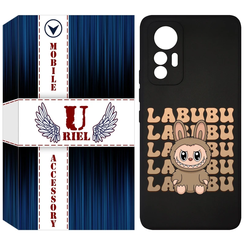 کاور یوریل قاب مدل KSH کد 134 طرح عروسک لبوبو مناسب برای گوشی موبایل شیائومی 12 Lite
