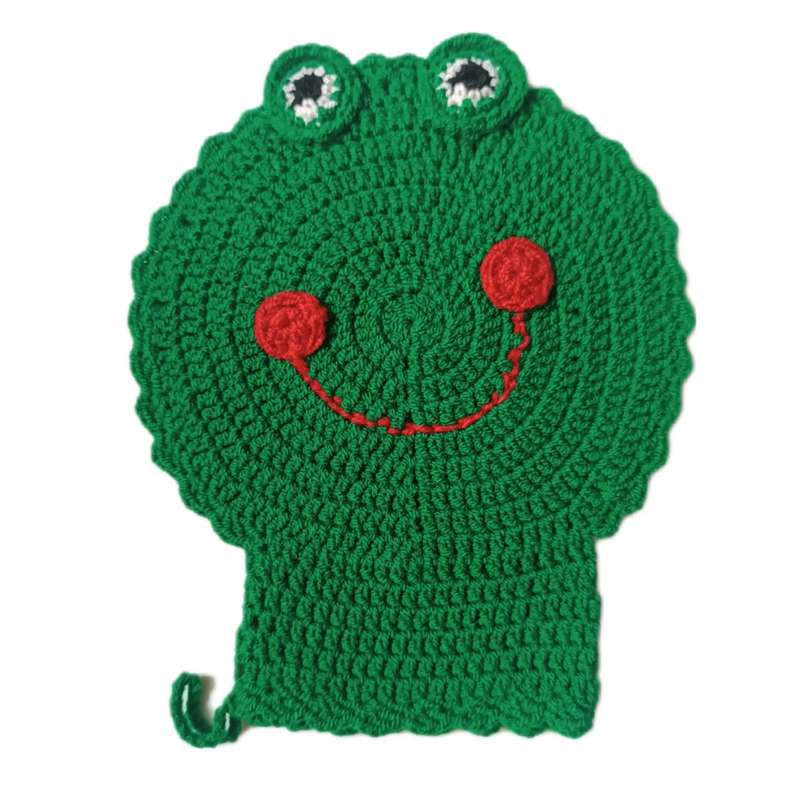 لیف حمام کودک مدل قورباغه ای