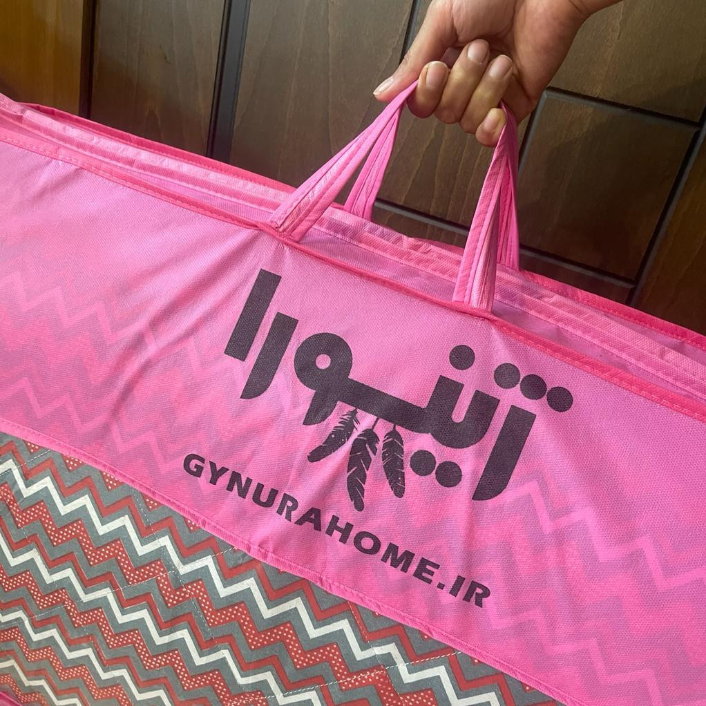 لحاف کرسی ژینورا مدل زیگرال سایز 380x380 سانتی متر