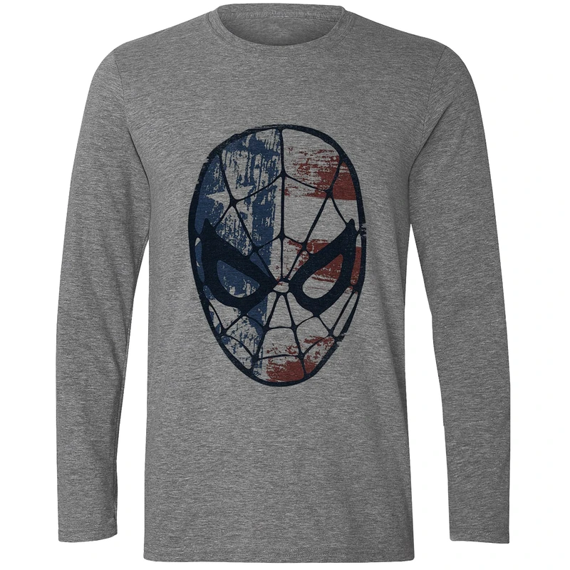 تی شرت آستین بلند مردانه مدل مردعنکبوتی W242