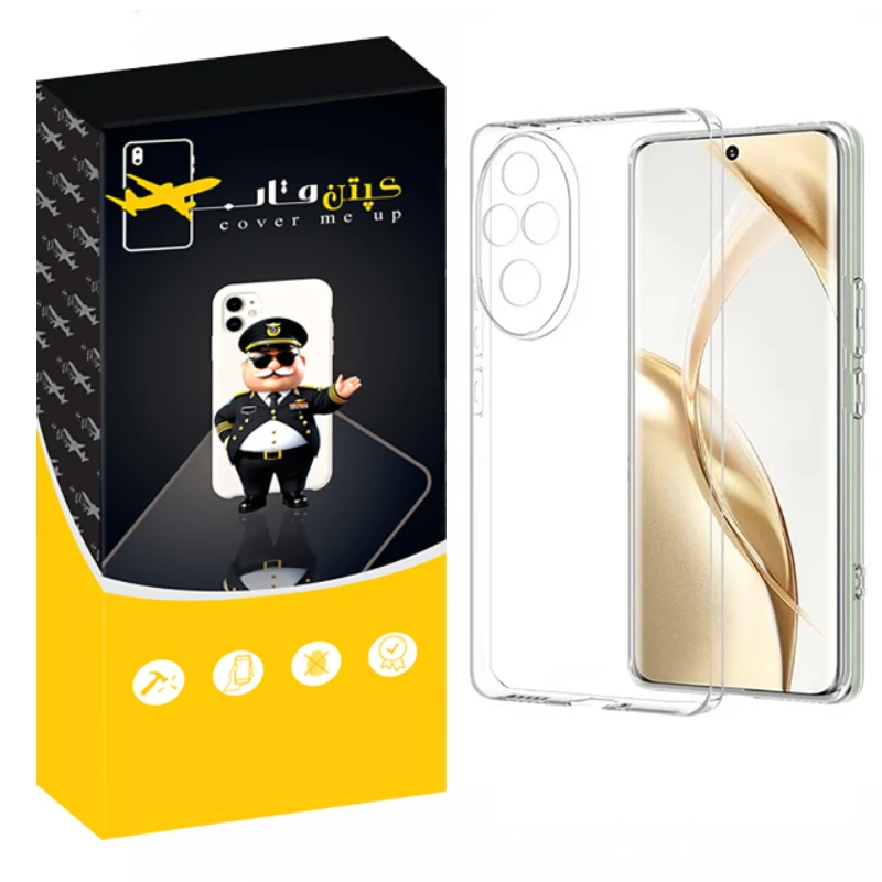 کاور کپتن قاب مدل Crystal مناسب برای گوشی موبایل آنر 200