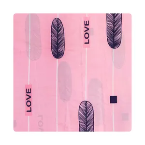 ملحفه آدنو مدل عشق کد IR111 دونفره سایز 240x250 سانتی متر