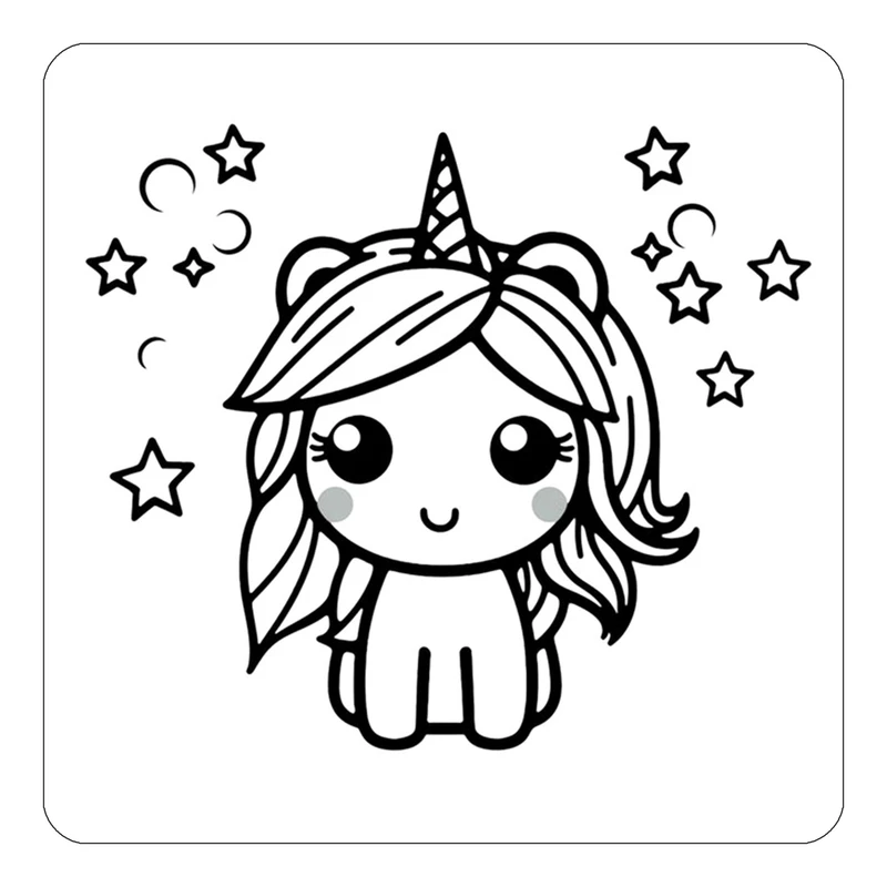 مگنت کاکتی طرح اسب تک شاخ و یونیکورن مدل mp29786