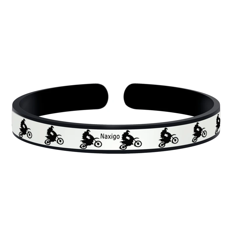 دستبند ناکسیگو طرح موتور کراس مدل BR5418