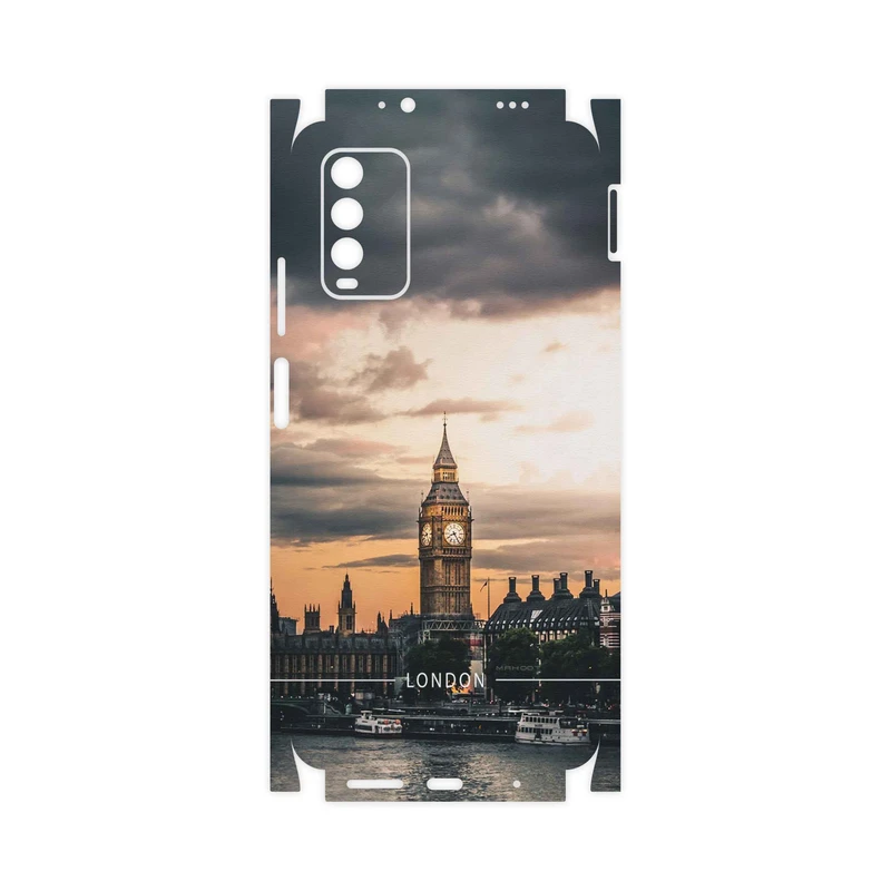 برچسب پوششی ماهوت مدل London-City-FullSkin مناسب برای گوشی موبایل شیائومی Redmi Note 9 4G