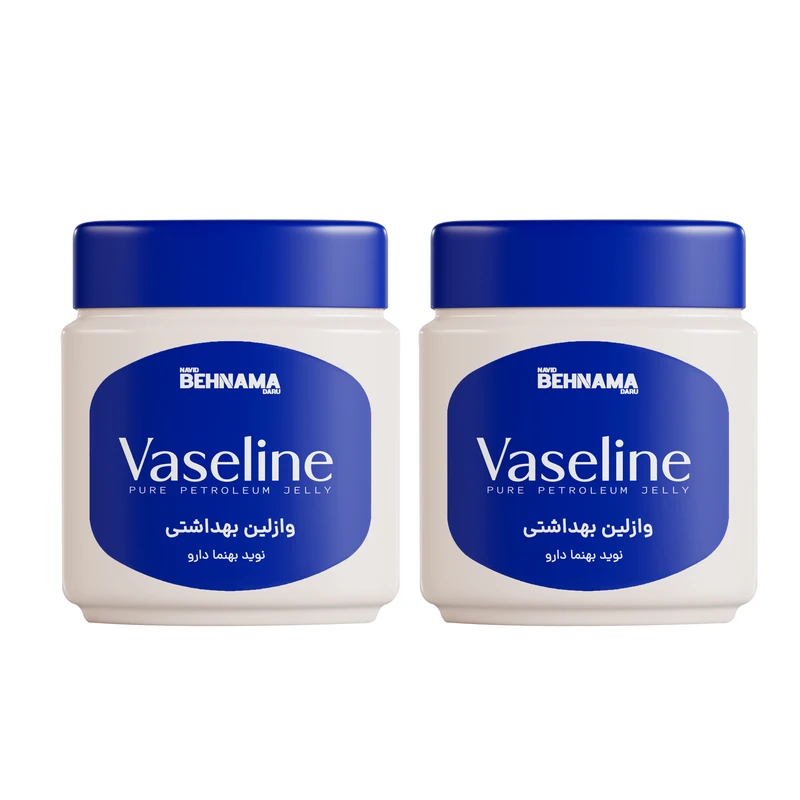 وازلین دست و صورت و لب نوید بهنما دارو مدل classic مناسب برای انواع پوست حجم 115 میلی‌لیتر مجموعه دو عددی