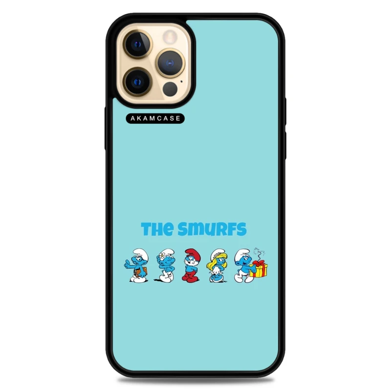 کاور آکام مدل AMC-WA12PRO-SMURFS-22 مناسب برای گوشی موبایل اپل iPhone 12 Pro
