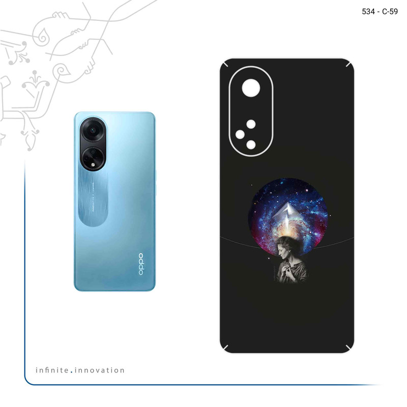 برچسب پوششی ماهوت مدل Collage of surreal Portrait of Women 3 مناسب برای گوشی موبایل اپو A98