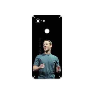 MAHOOT Mark Zuckerberg Cover Sticker for Google Pixel 3