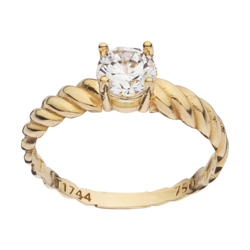 انگشتر طلا 18 عیار زنانه مایا ماهک مدل MR1015