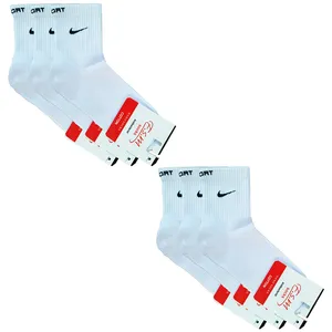 جوراب ورزشی ساق کوتاه مردانه مدل Tik بسته 6 عددی