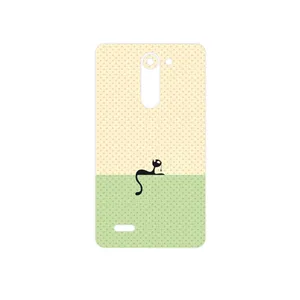 MAHOOT Minimal Internet Cat Icon Cover Sticker for LG L Bello