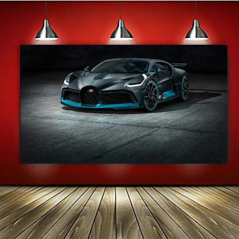 تابلو شاسی طرح ماشین مدل Bugatti Divo کد AR740
