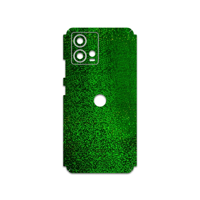 برچسب پوششی ماهوت مدل Green-Holographic مناسب برای گوشی موبایل موتورولا Edge 30 Fusion