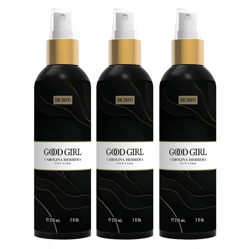 اسپری بدن زنانه دکتر تافی مدل گود گرل حجم 210 میلی لیتر مجموعه سه عددی