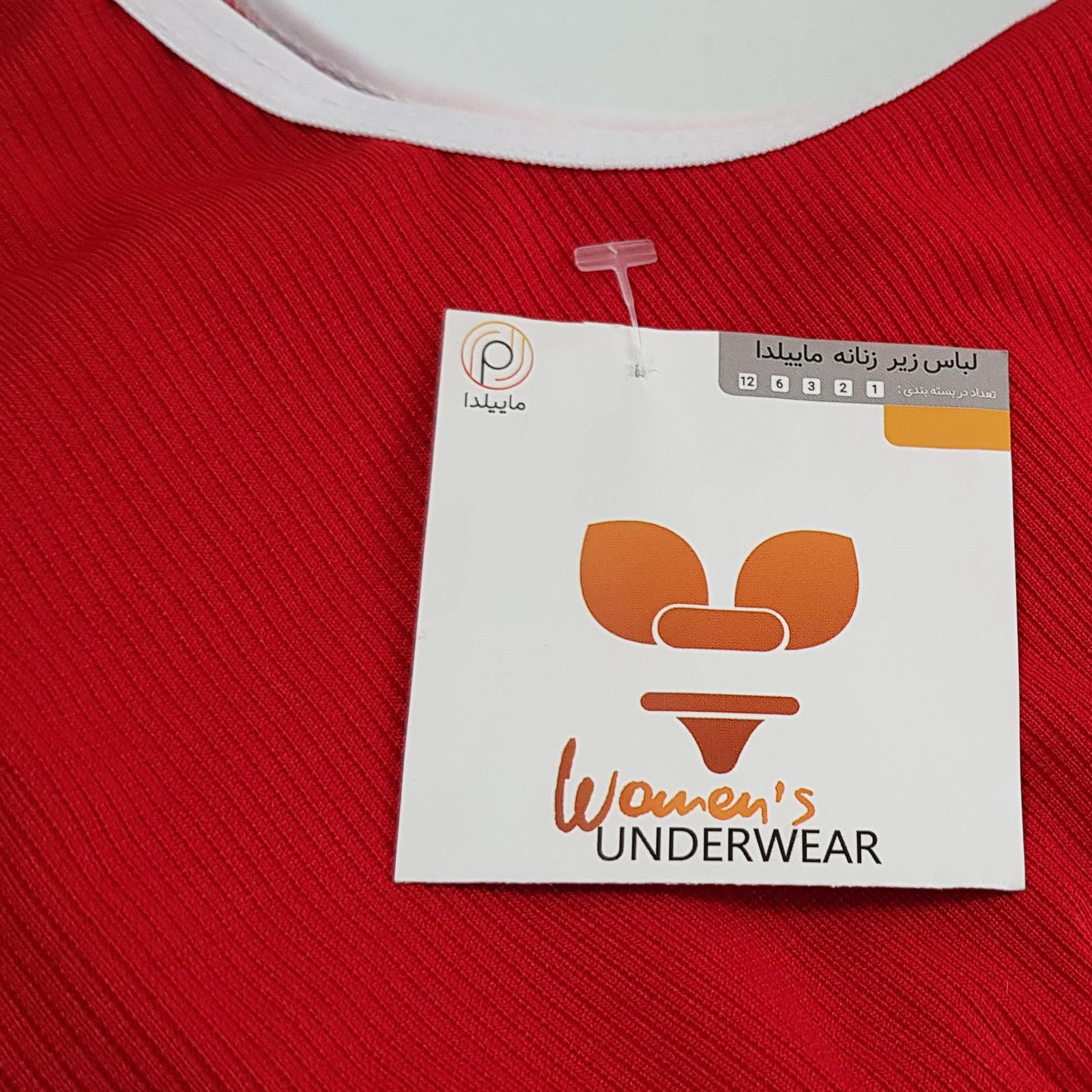 ست شورت و نیم تنه دخترانه ماییلدا مدل پددار گربه سرمایی کد 5164-6 رنگ قرمز - - 6