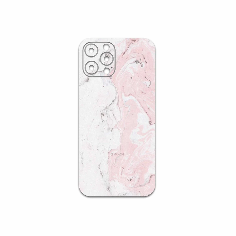 برچسب پوششی ماهوت مدل Blanco-Pink-Marble مناسب برای گوشی موبایل اپل iPhone 12 Pro Max