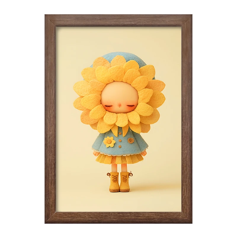 تابلو خندالو طرح دخترانه کیوت کد F5158