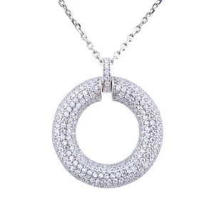 گردنبند نقره زنانه مدل رینک AMT_M054