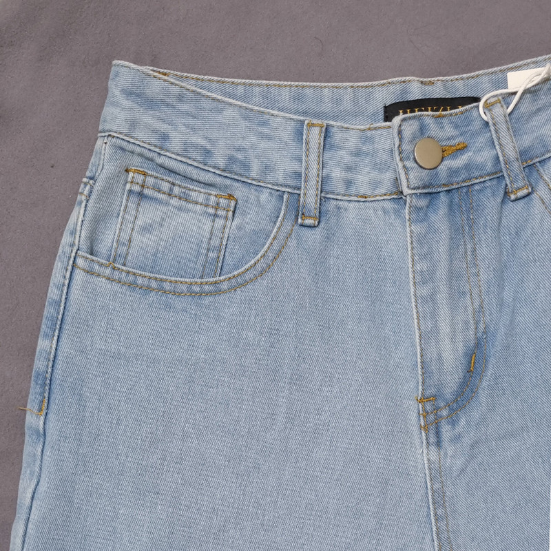 شلوار جین زنانه مدل نیم بگ