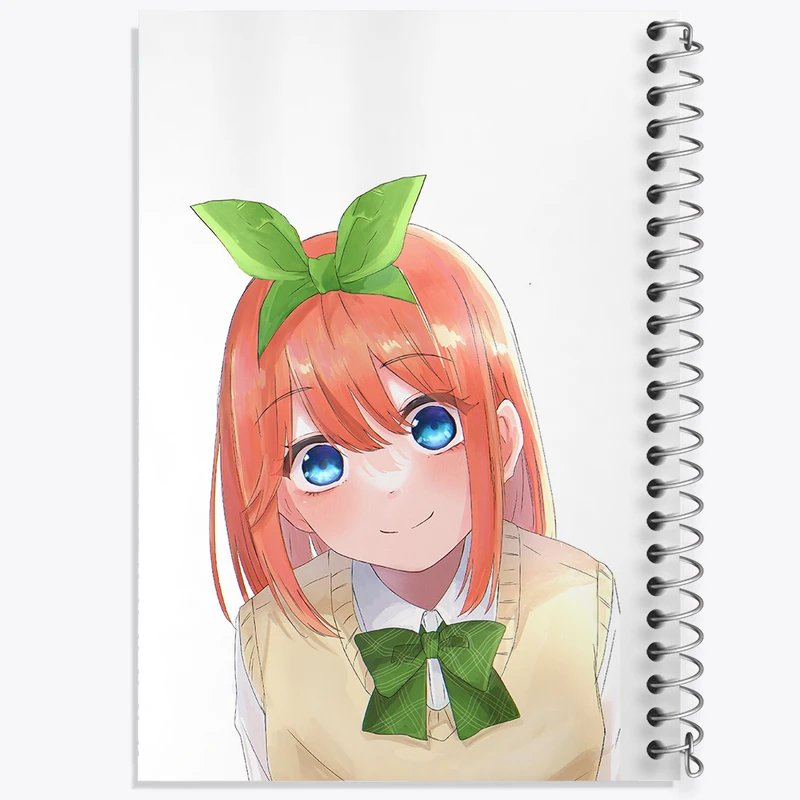 دفتر نت موسیقی 50 برگ خندالو مدل یوتسوبا انیمه پنج عروس مساوی کد 32548