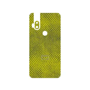 MAHOOT Yellow Snake Skin Cover Sticker for Motorola One Hyper