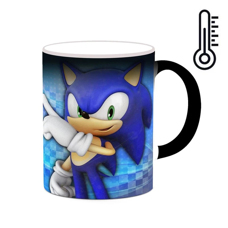 ماگ حرارتی کاکتی مدل بازی سونیک Sonic The Hedgehog کد mgh30230
