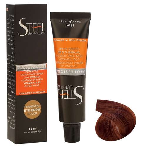 رنگ ابرو استیل شماره 6.46 حجم 15 میلی لیتر رنگ بلوند سولاری