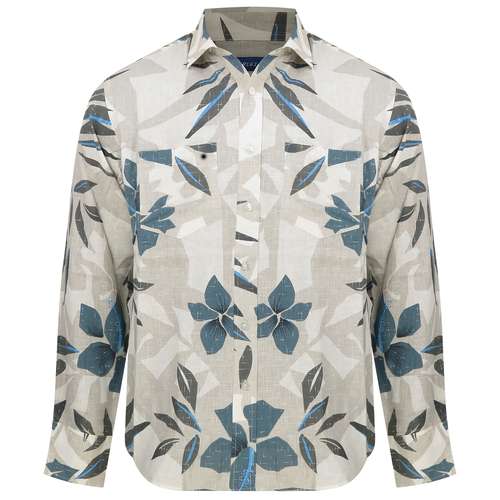 پیراهن آستین بلند مردانه مدل هاوایی کد 20